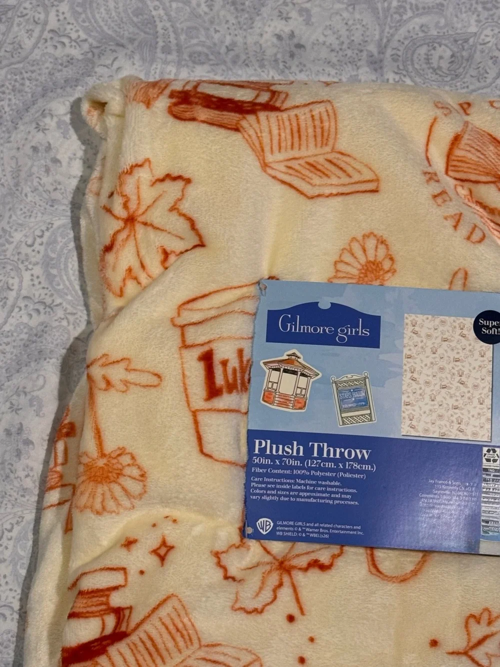 Gilmore Girls Super Soft Thick Large 50x70 in. Plush Throw Blanket